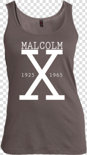 Malcolm X Women S Scoop Neck Tank Top white   Malcolm X Shirt  HD Png Download