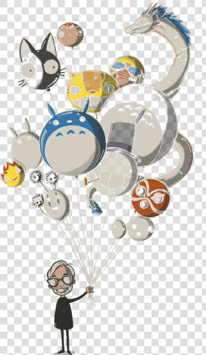 Studio Ghibli Balloons  HD Png Download