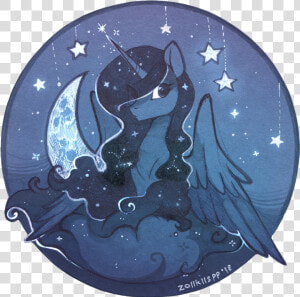 Lispp  Crescent Moon  Female  Mare  Monochrome  Moon    Illustration  HD Png Download