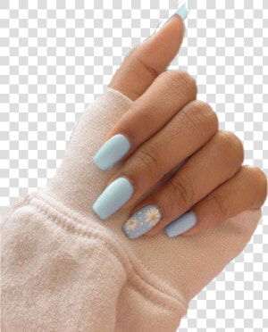 Acrylic Nails Png Hd Image   Simple Cute Acrylic Nails  Transparent Png