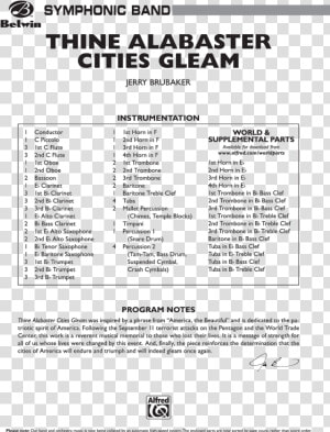 Thine Alabaster Cities Gleam Thumbnail   Alfred Music  HD Png Download