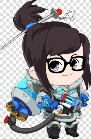 Mei From Overwatch Cute Spray Png   Overwatch Mei Cute Spray  Transparent Png