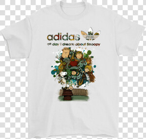 Adidas All Day I Dream About Snoopy Charlie Brown Dream   T Shirt Supreme Bugs Bunny  HD Png Download