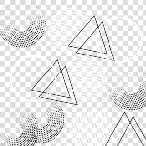  cicles  white  dots  black  triangle  kpop   Circle  HD Png Download