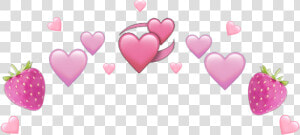  emoji  emojistickers  emojicrown  stickers  crown   Light Pink Heart Emoji  HD Png Download