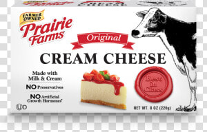 Cream Cheese   Prairie Farms Cream Cheese  HD Png Download