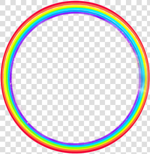  rainbow  rainbows  วงกลม  circle  cycle  cute  love   Circle  HD Png Download