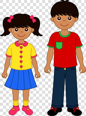 Clipart Of Child  Brother And Sister   Brother And Sister Clipart Png  Transparent Png