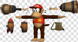 Download Zip Archive   Donkey Kong Country Tropical Freeze Diddy Kong  HD Png Download