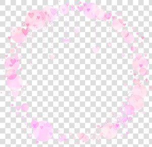   circle  hearts  icon  overlay  frame  tumblr  pink   Overlay Circle Frame Pink  HD Png Download