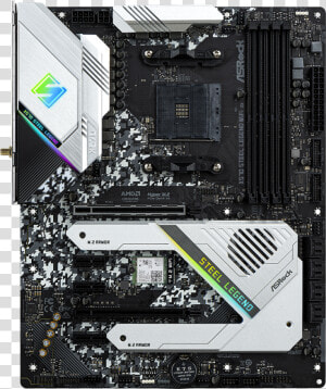 Asrock X570 Steel Legend  HD Png Download