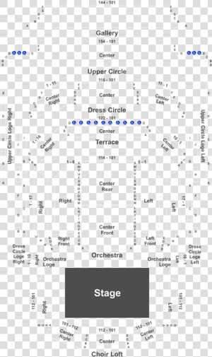 Winspear Edmonton Seating Plan  HD Png Download