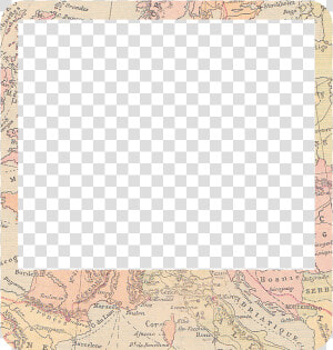 Transparent Book Frame Png   Polaroid Frame Vintage Map  Png Download