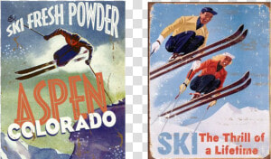 A Guide To Vintage Ski Posters   Nordic Skiing  HD Png Download