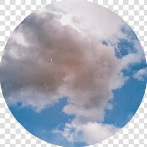 💙  blue  clouds  circle  background  aesthetic  white   Vintage California Aesthetic  HD Png Download