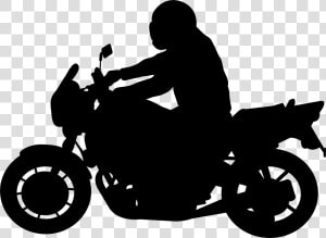 Vehicle black And White all Terrain Art photography stock   Biker Silhouette  HD Png Download