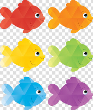 Design Clipart Bulletin Board   Colorful Fish Cutouts  HD Png Download