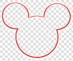 Clipart Bold And Modern Mickey Mouse Head Outline Clipart  HD Png Download