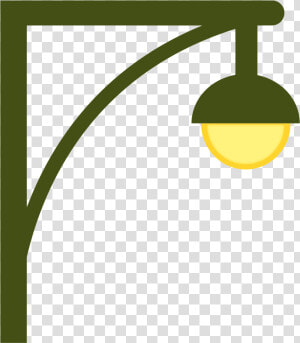 Bracket Single Street Lamp Post    Remixed   Clip Art Street Light  HD Png Download