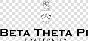 Transparent Pi Symbol Png   Beta Theta Pi Crest Black And White  Png Download