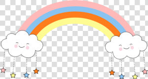 Arco Iris Cute Png  Transparent Png