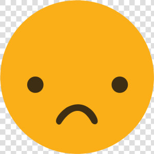 Sad Reaction Emoji Icon Vector Graphic Emoticon   Smiley  HD Png Download