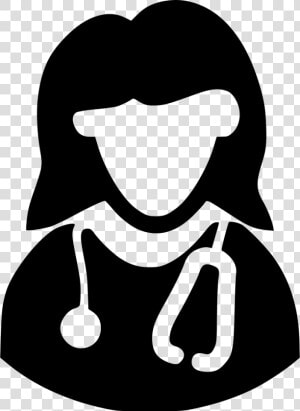 Transparent Plague Doctor Clipart   Female Doctor Icon Free  HD Png Download