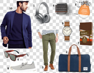 Travel Outfits For Long Flights Men  HD Png Download