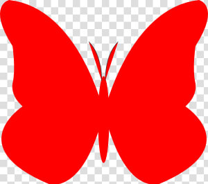 Light Blue Butterfly Clipart   Red Butterfly Vector Png  Transparent Png