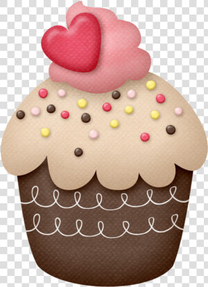 Imágenes De Cupcakes Animados  HD Png Download