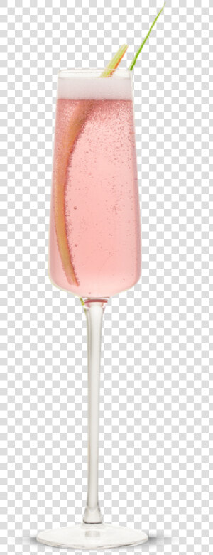 The Rhubarb Fizz   Rhubarb And Ginger Gin Fizz Cocktail  HD Png Download