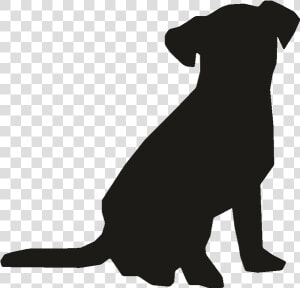 Pet Sitting Cat Dog Horse Deer   Sitting Dog Silhouette Png  Transparent Png