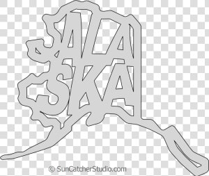 Transparent Montana Outline Png   Alaska Outline  Png Download