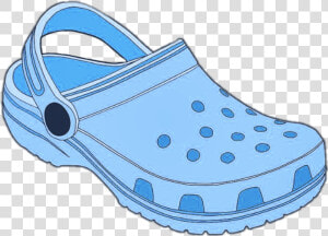 Pastel Blue Croc   Vsco Girl Stickers Crocs  HD Png Download