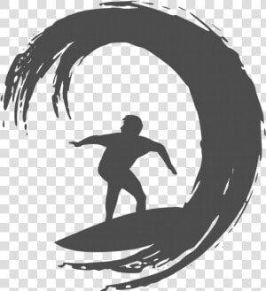 Logo Surfing Silhouette  HD Png Download