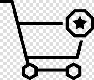 Cart Star Favorite Heart Bookmark Strolley   Shopping Cart  HD Png Download