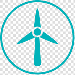 Wind Energy Icon   Wind Turbine Vector  HD Png Download