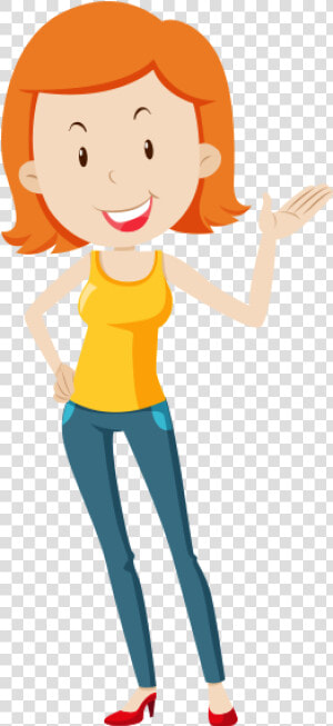 Girl Png Image   Fat And Thin Clip Art  Transparent Png