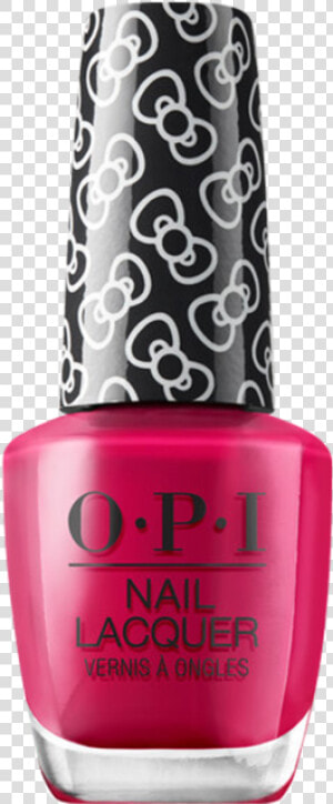 Opi Nail Lacquer  Hello Kitty Collection  Hrl04  All   Opi A Kiss On The Chic  HD Png Download