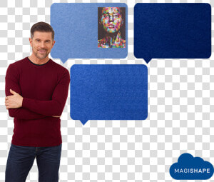 Magishape Speech Bubble Notice Board   Polar Fleece  HD Png Download