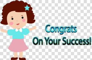 Congrats On Your Success Png Transparent Image   Cartoon  Png Download