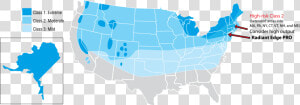 Snowload Classifications For Different Snow And Ice   Map  HD Png Download