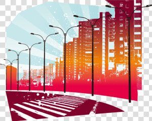 Road Sidewalk City Transprent Png   City Road Transparent Background  Png Download