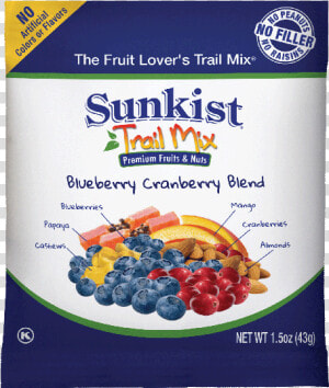 Sunkist Trail Mix Strawberry Banana Blend  HD Png Download