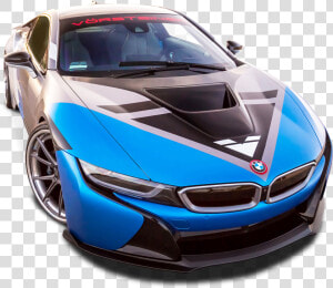 Vorsteiner Bmw I8 Vr E Blue Car Png Image   Blue Bmw I8 Png  Transparent Png