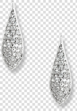 Nicole Barr Designs Sterling Silver Teardrop Earrings white   Earrings  HD Png Download