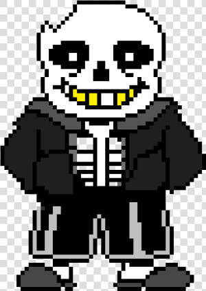 Outertale Sans Pixel Art  HD Png Download