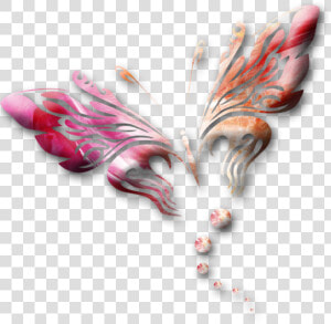 Pink Butterfly Png Clipart   Clipart Transparent Background Butterfly Flying  Png Download