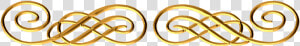 Gold Flourish Png   Gold Page Divider Png  Transparent Png