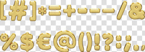 Gold 3d Font Alphabet   Gold  HD Png Download